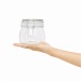 Bocal en verre clicky d'environ 500ml, bocal publicidad