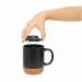 Taza de cerámica con tapa regalo de empresa