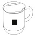 Taza de cerámica con tapa, taza y vaso con tapa publicidad