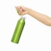 Bouteille aluminium 65cl bouchon transparent, bouteille publicidad