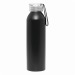 Bouteille aluminium 65cl bouchon transparent, bouteille publicidad