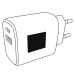 Adaptateur USB avec veilleuse ENDLESS POWER, prise USB publicidad