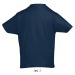 Camiseta cuello redondo niño blanco 190 g soles - niños imperiales - 11770b, camiseta para niños publicidad