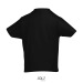 Camiseta cuello redondo niño blanco 190 g soles - niños imperiales - 11770b, camiseta para niños publicidad