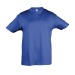 Camiseta de cuello redondo niño blanco 150 g soles - niños regentes - 11970b, camiseta para niños publicidad