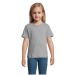 Camiseta de cuello redondo niño blanco 150 g soles - niños regentes - 11970b, camiseta para niños publicidad