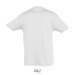 Camiseta de cuello redondo niño blanco 150 g soles - niños regentes - 11970b, camiseta para niños publicidad