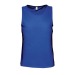 Camiseta de tirantes blanca - justin - 11465b, textil Sol's publicidad
