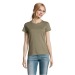 Camiseta cuello redondo mujer blanco 190 grs sol's - imperial - 11502b regalo de empresa
