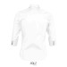 Chemise stretch manches 3/4 femme, chemise femme publicidad