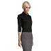 Chemise stretch manches 3/4 femme, chemise femme publicidad