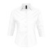 Chemise stretch manches 3/4 femme, chemise femme publicidad