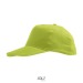 Gorra infantil de 5 paneles en algodón medio, ropa de niños publicidad