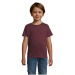 camiseta de cuello redondo para niños Regent Fit - blanca, ropa infantil publicidad