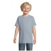 camiseta de cuello redondo para niños Regent Fit - blanca, ropa infantil publicidad