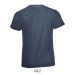 camiseta de cuello redondo para niños Regent Fit - blanca, ropa infantil publicidad