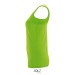 Camiseta deportiva de tirantes para mujer - sporty tt women, Textiles Solares... publicidad
