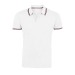 Polo tricolor de 200g de prestigio, Polo de manga corta publicidad