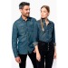 Chemise denim manches longues Kariban regalo de empresa