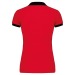 Polo de piqué bicolor para mujer - Kariban, Textil Kariban publicidad