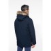 Parka acolchada con capucha de piel sintética desmontable, Parka publicidad