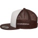 Gorra de camionero de dos tonos, Gorra con visera plana publicidad