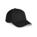 Gorra de algodón orgánico con sándwich de contraste - 6 paneles regalo de empresa