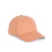 Gorra de algodón orgánico con sándwich de contraste - 6 paneles regalo de empresa