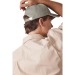 Gorra de algodón orgánico con sándwich de contraste - 6 paneles regalo de empresa