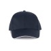 Gorra sándwich Oeko-Tex de 6 paneles en contraste, Gorro y gorra ecológicos publicidad