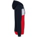 Sudadera tricolor unisex con capucha, Sudadera con capucha publicidad