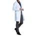 Bata de laboratorio unisex de 96,5 cm, blusa publicidad