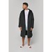 Parka larga forrada de sherpa unisex, Parka publicidad