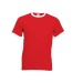 T-shirt bords côtes contrastés, T-shirt classique publicidad