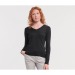 Jersey de mujer con cuello de pico, Tire de publicidad