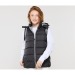 Chaleco con capucha para mujer, Chaleco o chaqueta sin mangas publicidad
