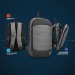 Mochila de negocios, grosor ajustable, mochila para el portátil publicidad