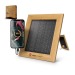 Cadre solaire en bambou avec chargeur regalo de empresa
