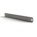 Réglet précision inox 170x15mm avec trou de suspension, règle publicidad