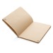 Cuaderno A5 con cubierta de kraft y corcho, Cuaderno de corcho publicidad