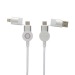 Cable Oakland 6 en 1 con carga de 45 W en plástico reciclado RCS regalo de empresa