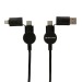 Cable Oakland 6 en 1 con carga de 45 W en plástico reciclado RCS regalo de empresa