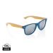 Lunettes de soleil en bambou FSC® et plastique recyclé RCS, objet écologique publicidad