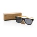 Gafas de sol de bambú FSC® y plástico reciclado RCS, artículo ecológico publicidad