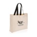 Bolso grande de lona Aware reciclada y sin teñir de 240 g/m²., bolsa de compras publicidad