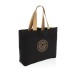 Bolso grande de lona Aware reciclada y sin teñir de 240 g/m²., bolsa de compras publicidad