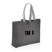Bolso grande de lona Aware reciclada y sin teñir de 240 g/m²., bolsa de compras publicidad