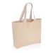 Bolso grande de lona Aware reciclada y sin teñir de 240 g/m²., bolsa de compras publicidad