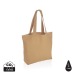 Sac shopping en toile 240g/m² recyclée non teinté Aware™, Sac shopping durable publicidad