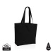 Sac shopping en toile 240g/m² recyclée non teinté Aware™, Sac shopping durable publicidad